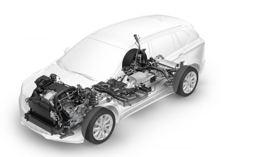 Схема Buick Envision 2016 года  (фото 24 из 26)